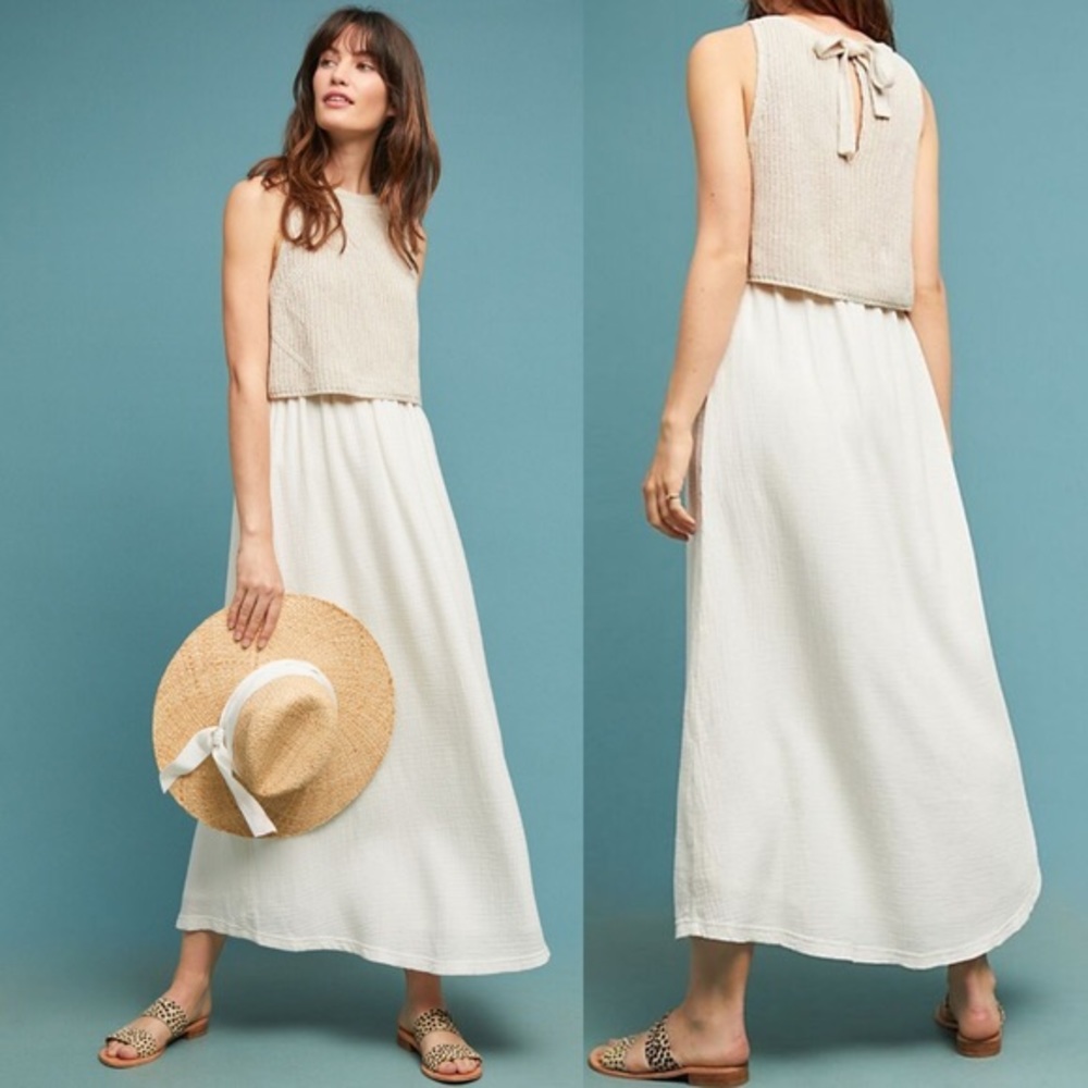 Anthropologie Moth Layered Sweater Dress